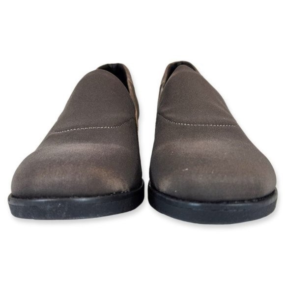 Adam Tucker Me Too Nolte Wedge Loafers NEW Sz 9 Charcoal Slip On Comfort Shoes. - Picture 4 of 9